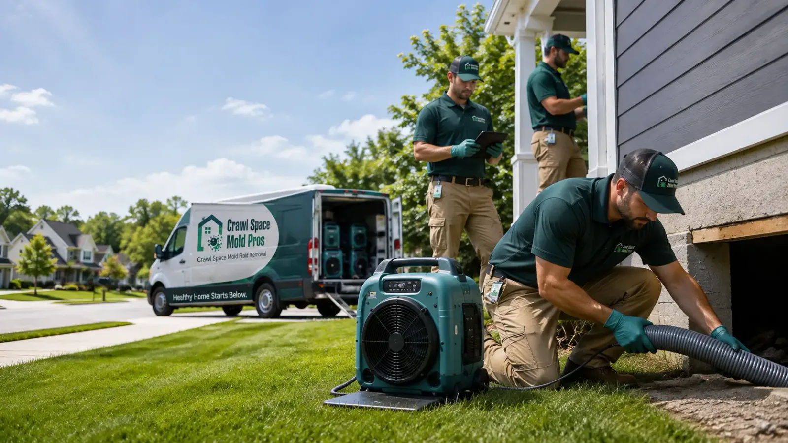 Crawl Space Mold Removal in Calder, ID